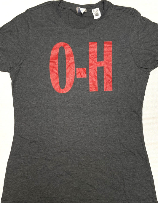 O-H Women's Small Gray T-Shirt by Unknown