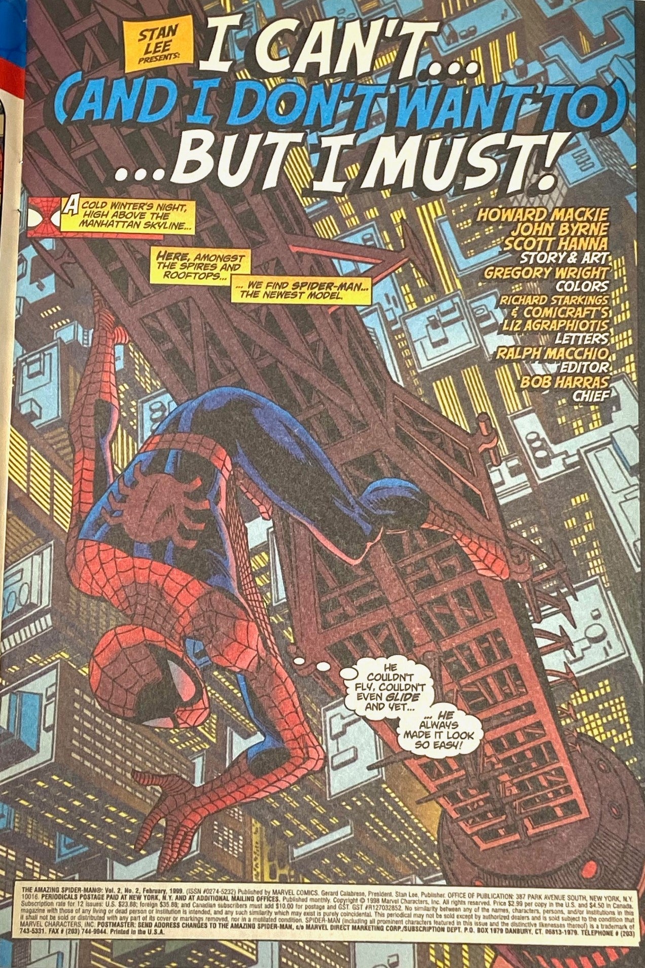 The Amazing Spiderman Vol. 2 #2 February 1999 by Marvel Comics