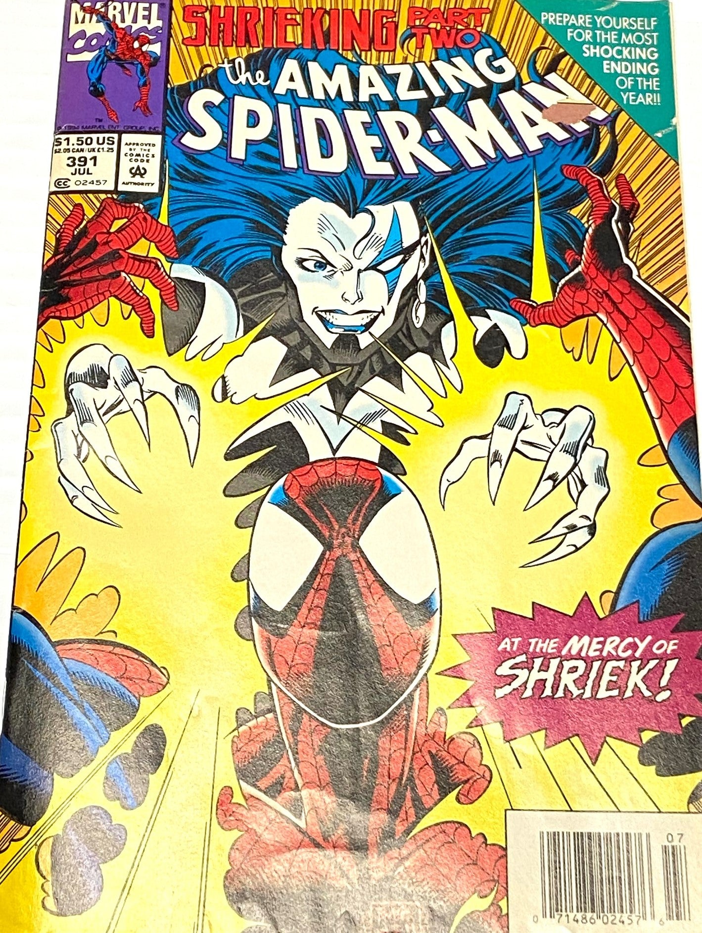 The Amazing Spiderman Vol 1 #391 July 1994 by Marvel Comics