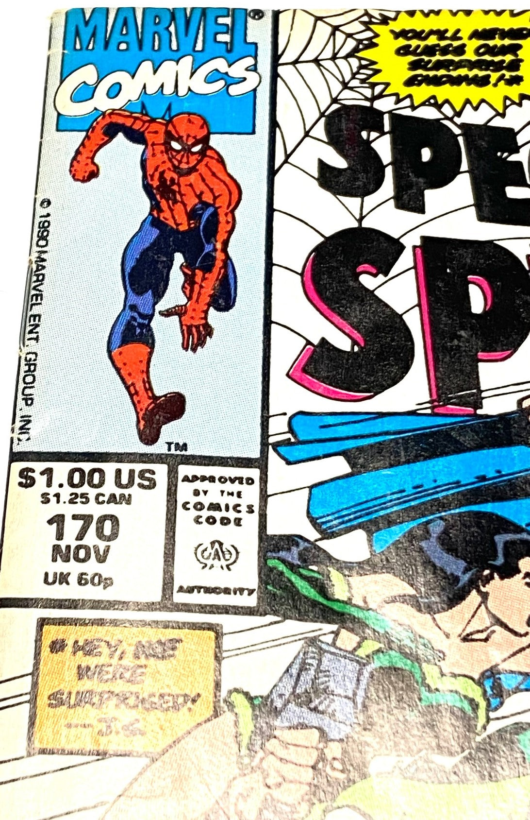 The Spectacular Spiderman Vol 1 #170 November 1990 by Marvel Comics