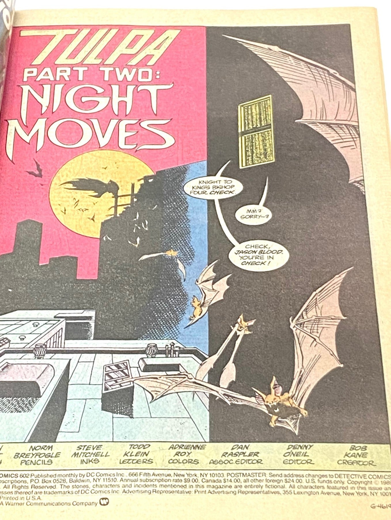 Detective Comics: Batman #602 July 1989 by DC Comics