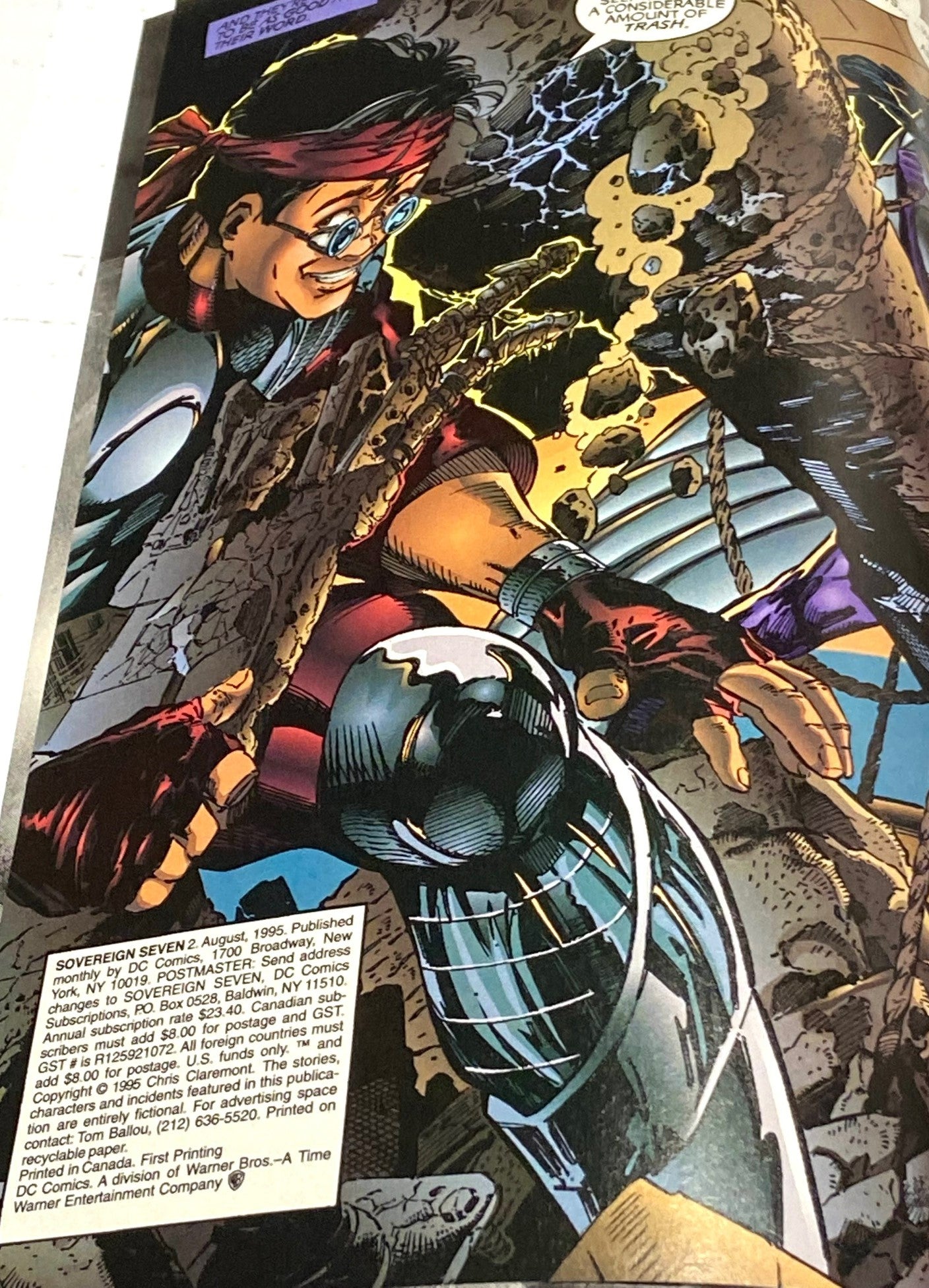 Sovereign Seven #2 August 1995 by DC Comics