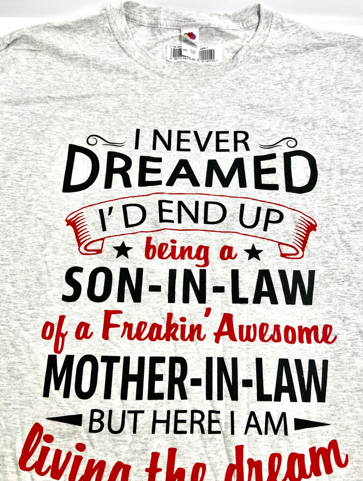 "I Never Dreamed I'd End Up..." Adult Ash 3XL T-Shirt by Unknown