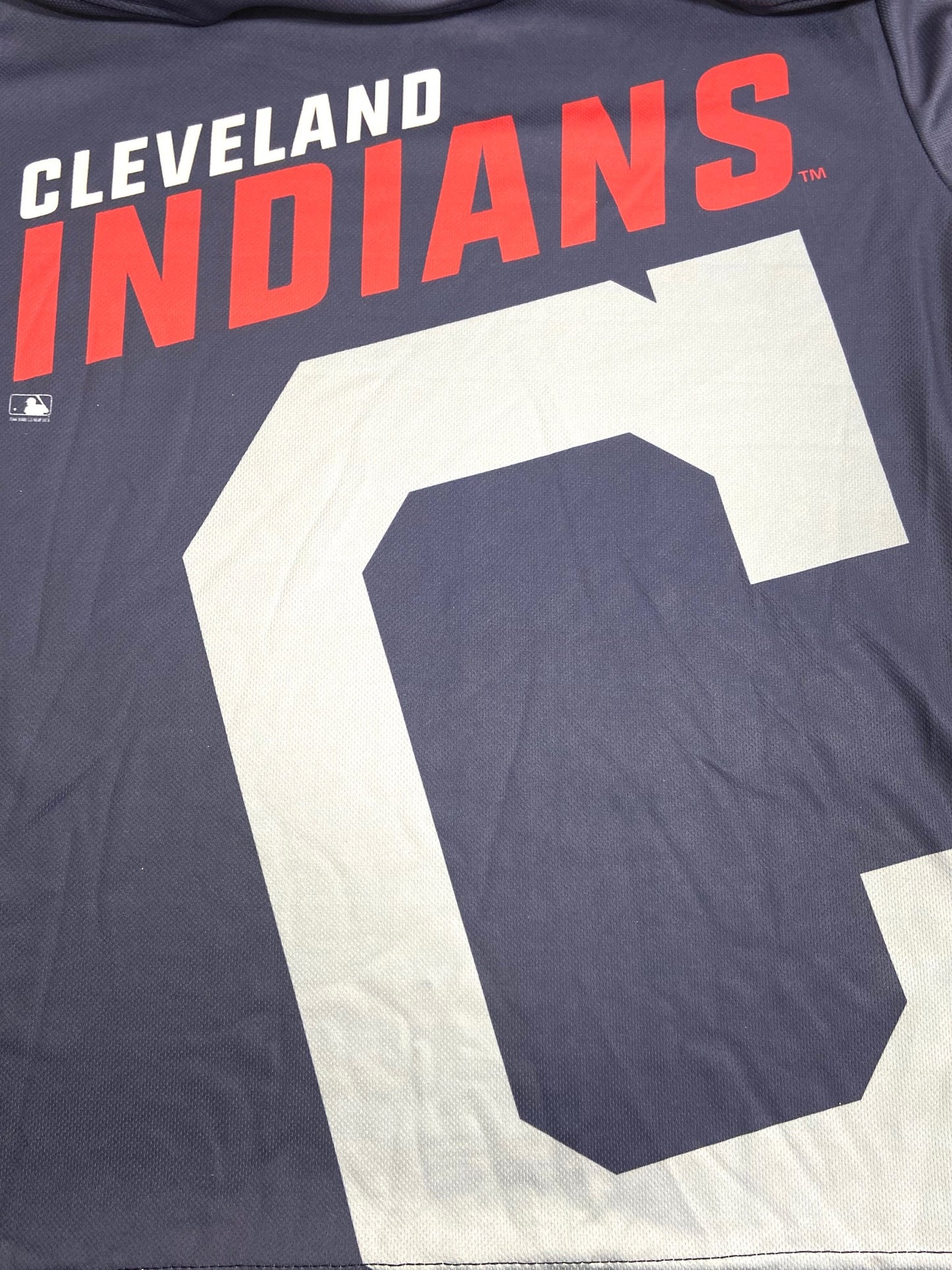 Cleveland Indians MLB Ladies Jersey Style Polyester T-Shirt by MLB