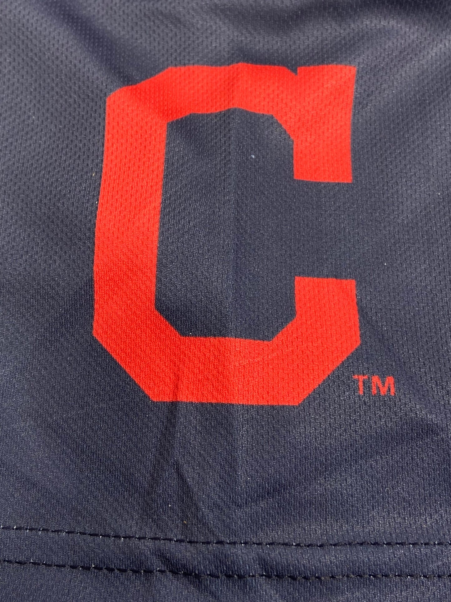 Cleveland Indians MLB Ladies Jersey Style Polyester T-Shirt by MLB