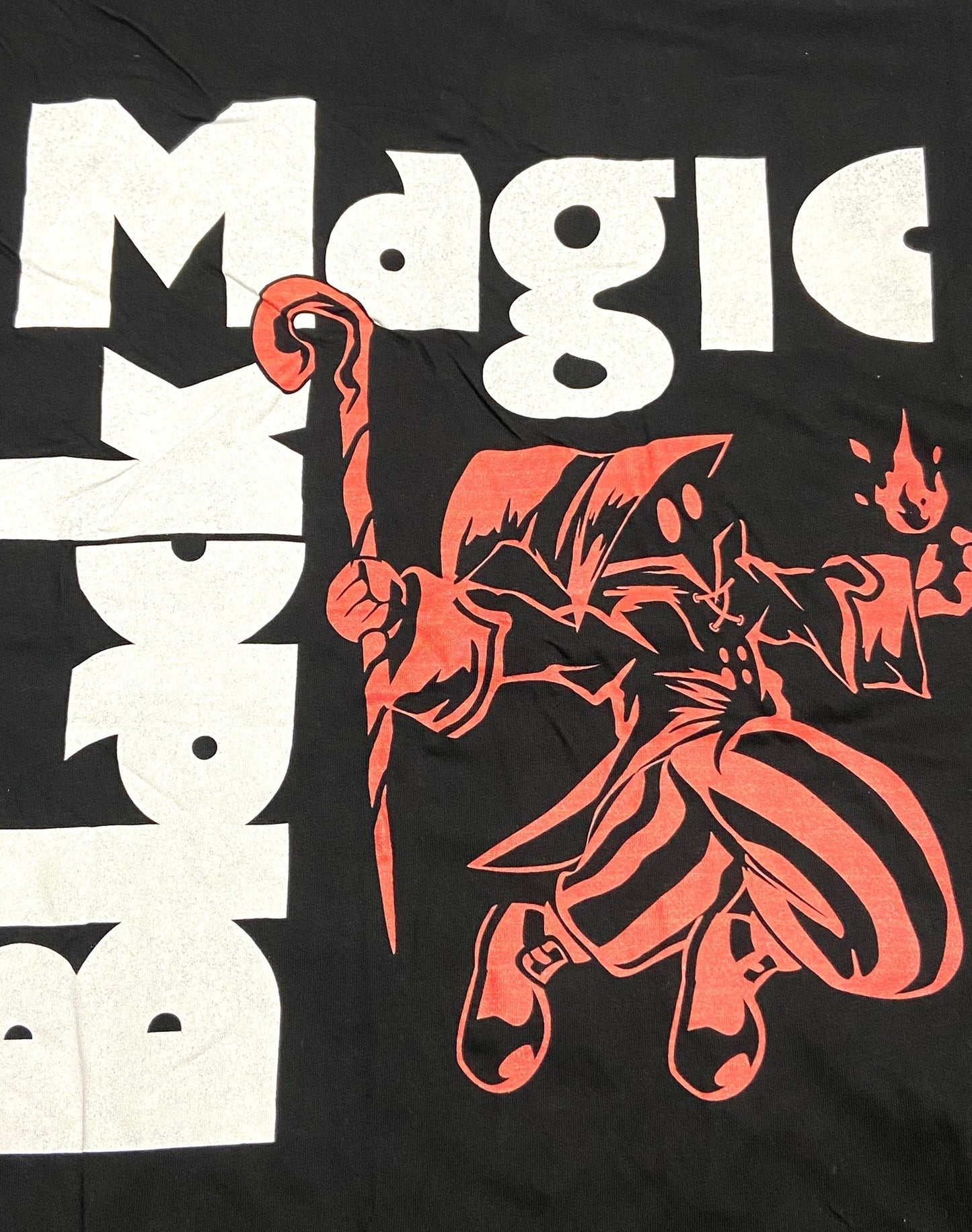 Black Magic Adult Medium Black T-Shirt by Unknown