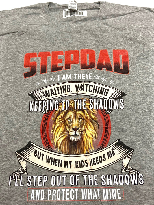 "Stepdad" Adult Gray XL T-Shirt by Unknown (SEE BELOW)