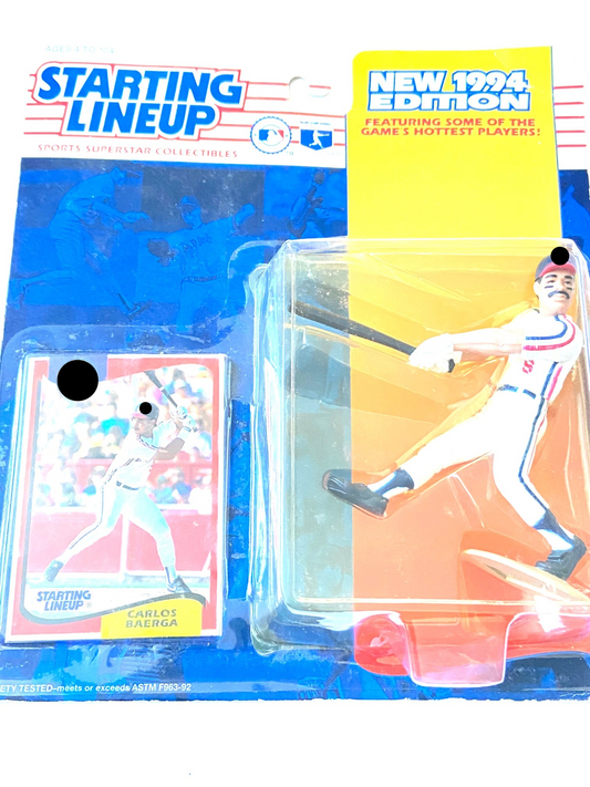 Carlos Baerga 1994 Cleveland Indians MLB Starting Lineup Figurine by Kenner