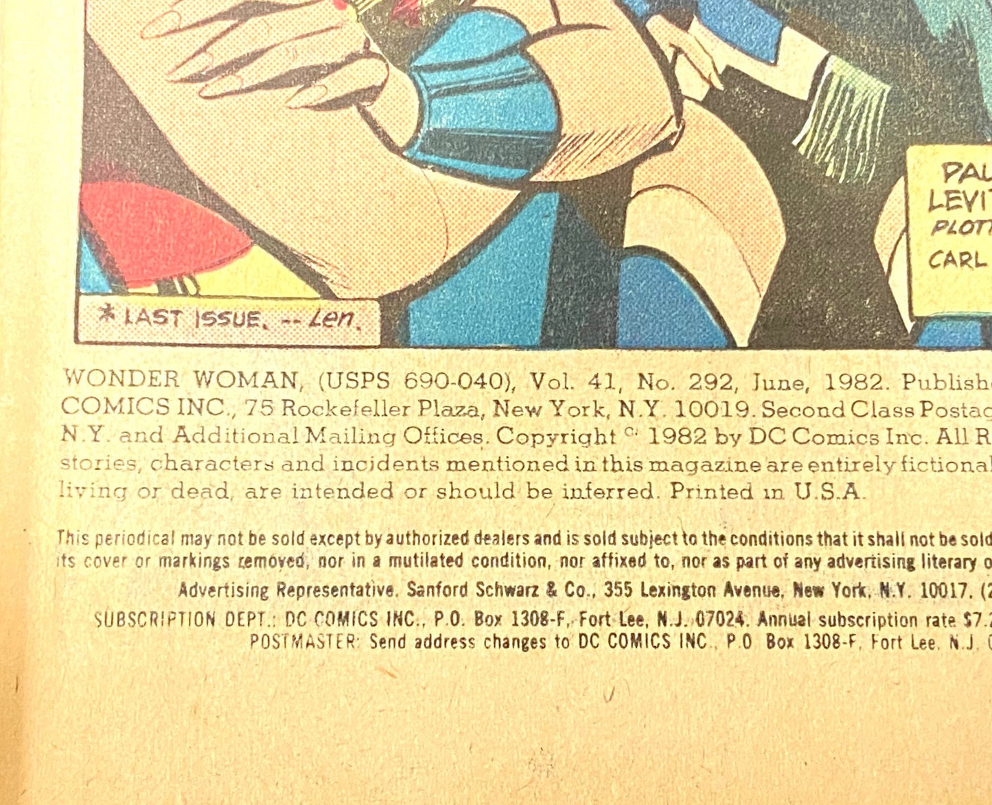 Wonder Woman Book 2: Seven Against Oblivion! June 1982 by DC Comics