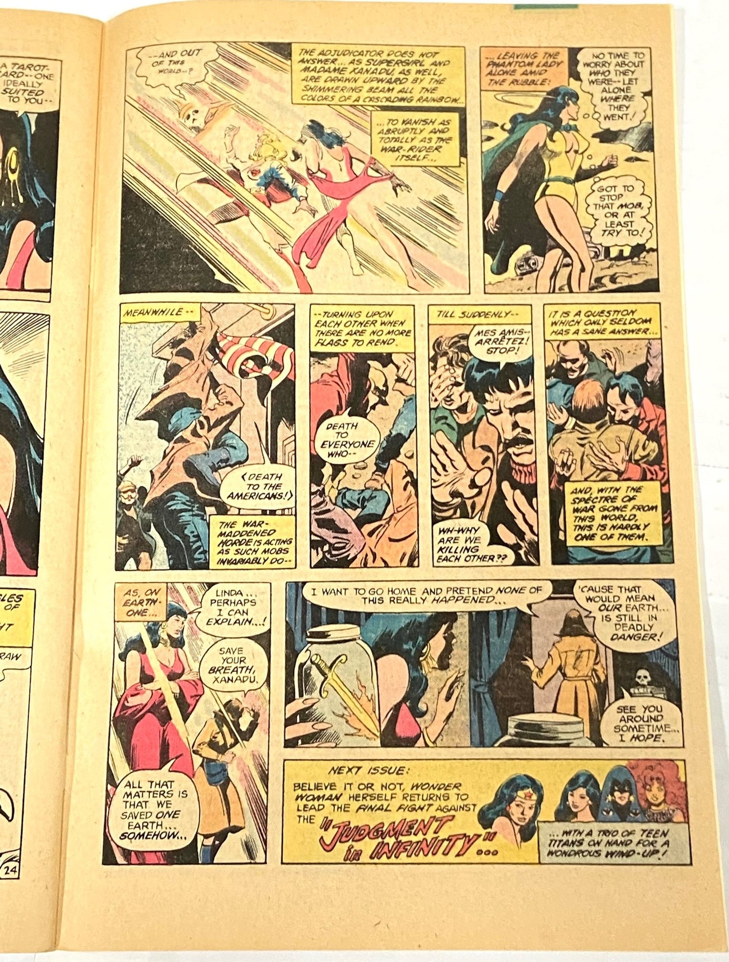 Wonder Woman Book 2: Seven Against Oblivion! June 1982 by DC Comics