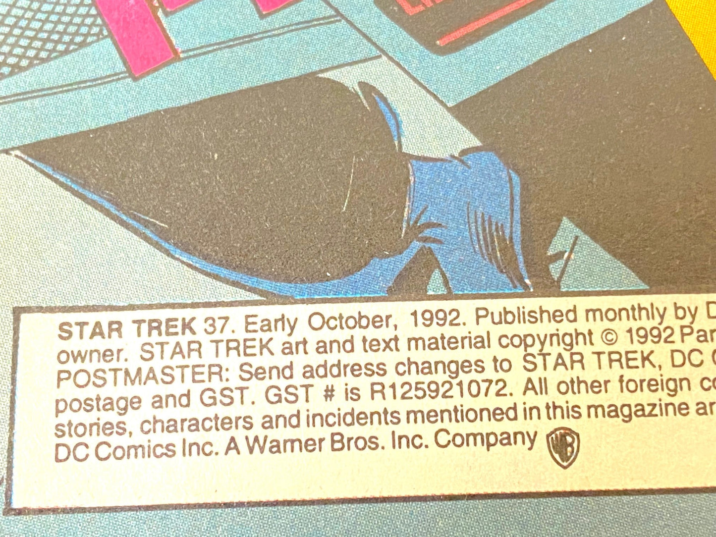 Star Trek: The Tabukan Syndrome Issue #37 October 1992 by DC Comics