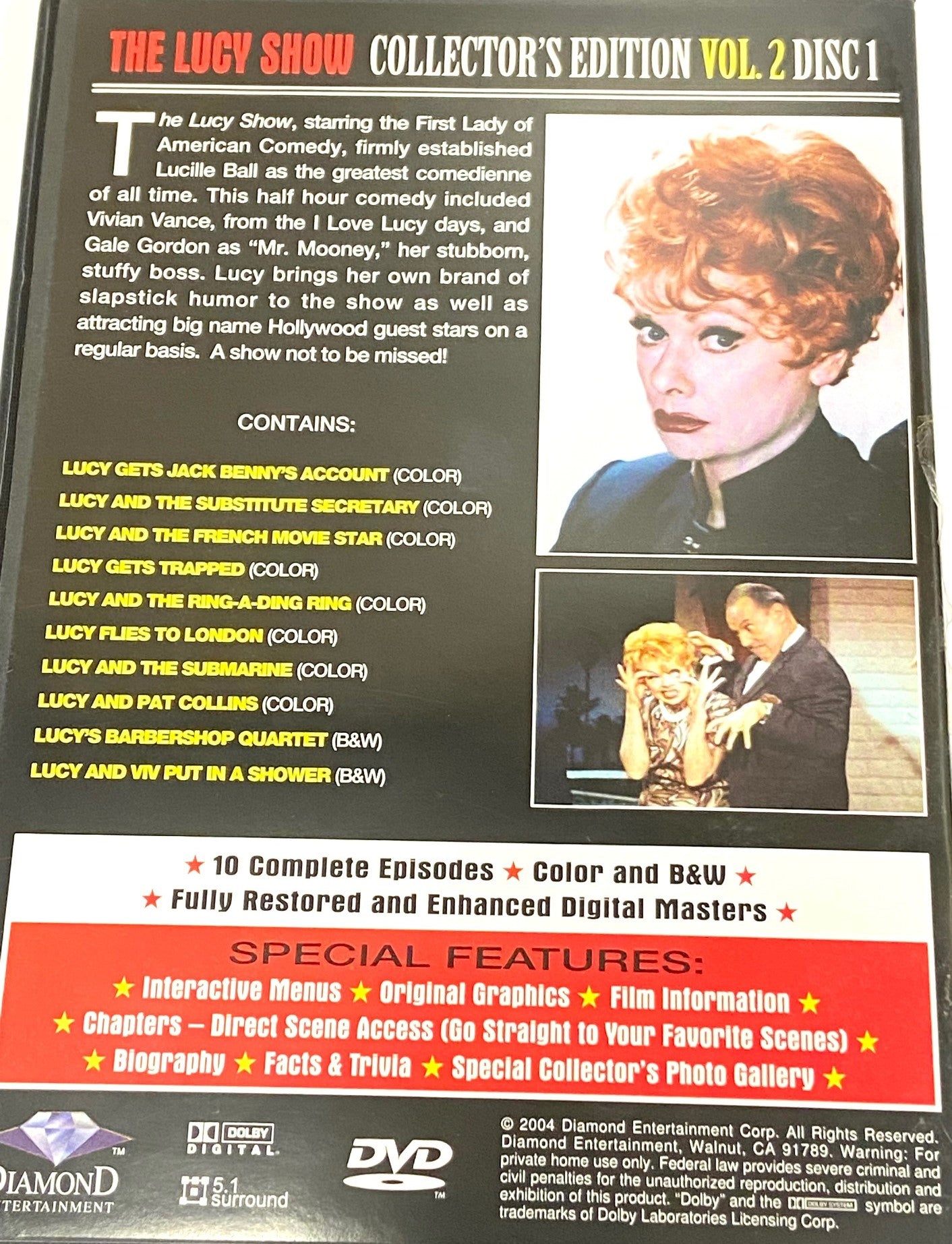 The Lucy Show 2004 Collector's Edition Vol. 2 2-Disc Set (Used) by Diamond Entertainment