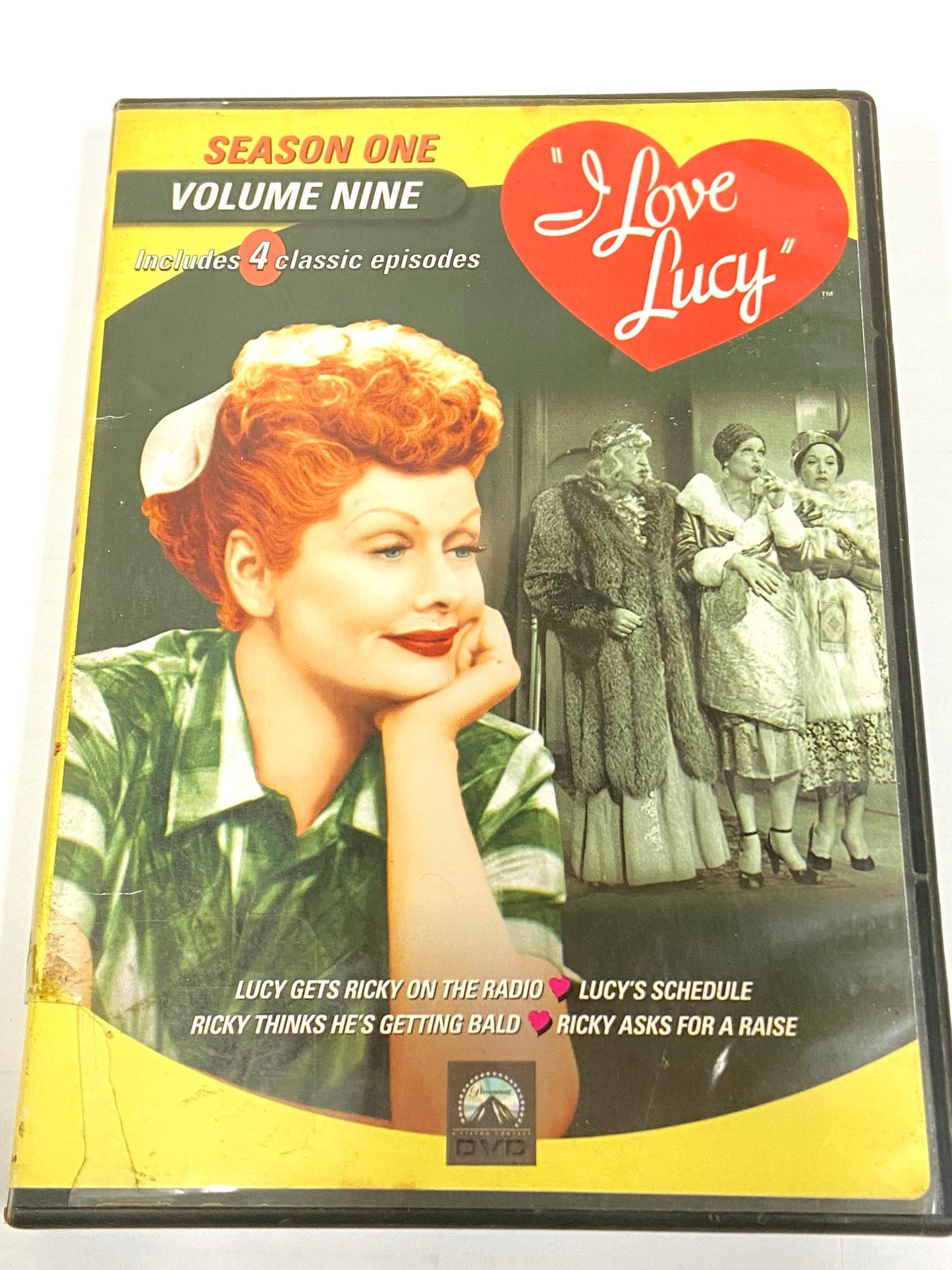 I Love Lucy Season 1, Vol.9 4-episode 1952 DVD (Used) by Paramount Pictures 2003