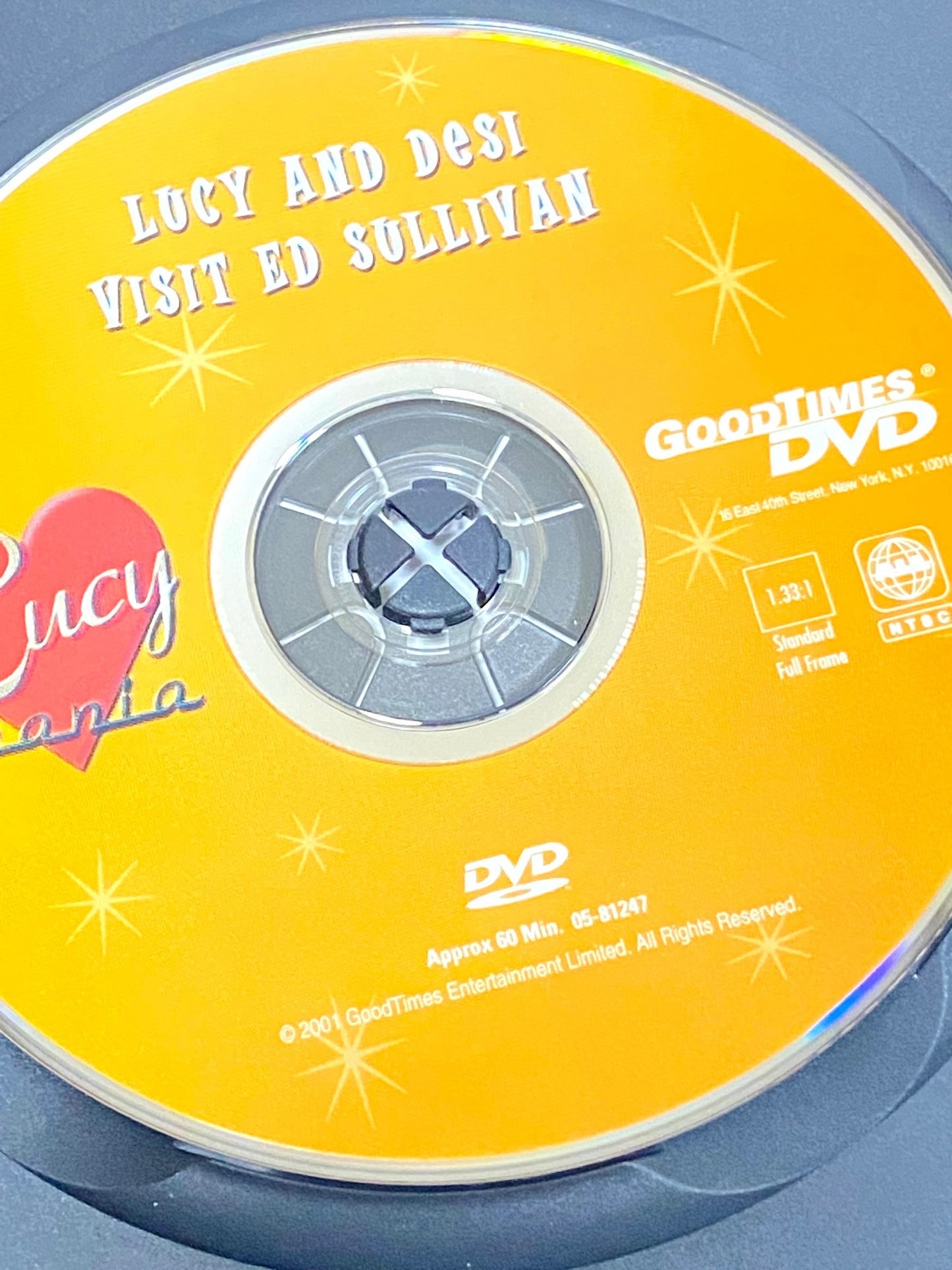 Lucy Mania: Lucy and Desi Visit Ed Sullivan 1956 DVD (Used) by GoodTimes (Mfg 2001)