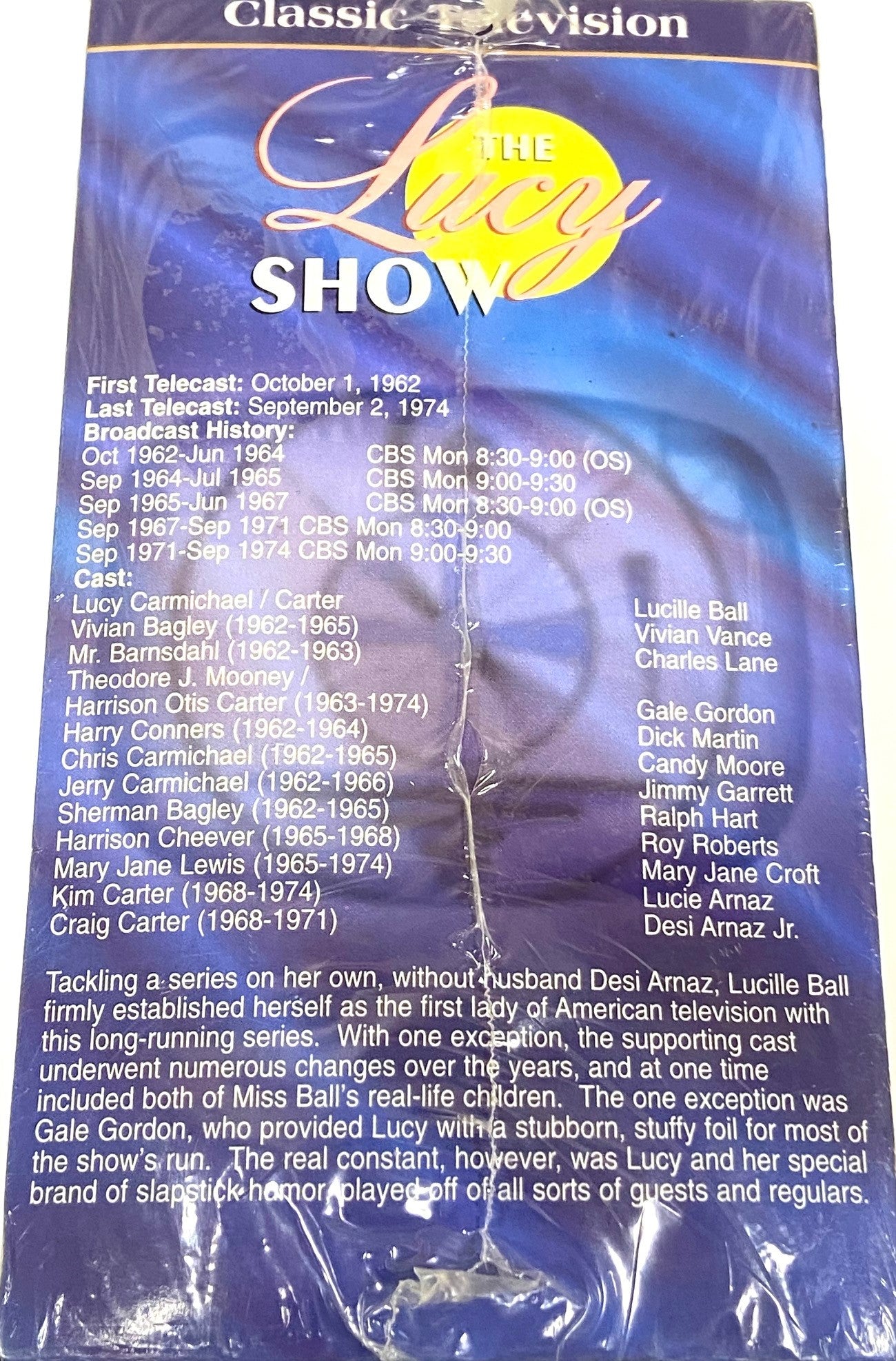 The Lucy Show 1967 Classic VHS Tapes by Madacy Entertainment 1998