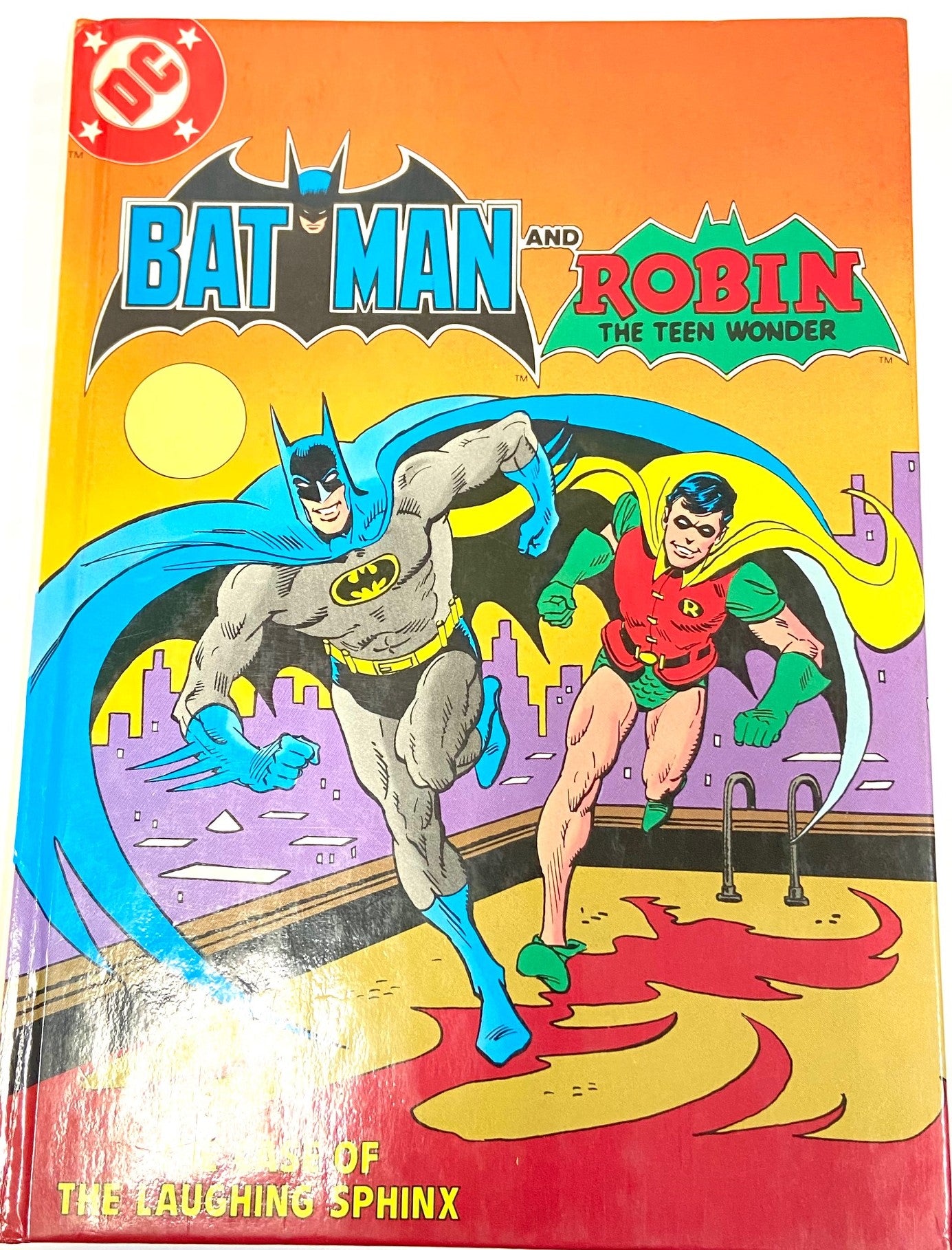 Batman & Robin 1982 "The Case of the Laughing Sphinx" Book by DC/Fisher-Price