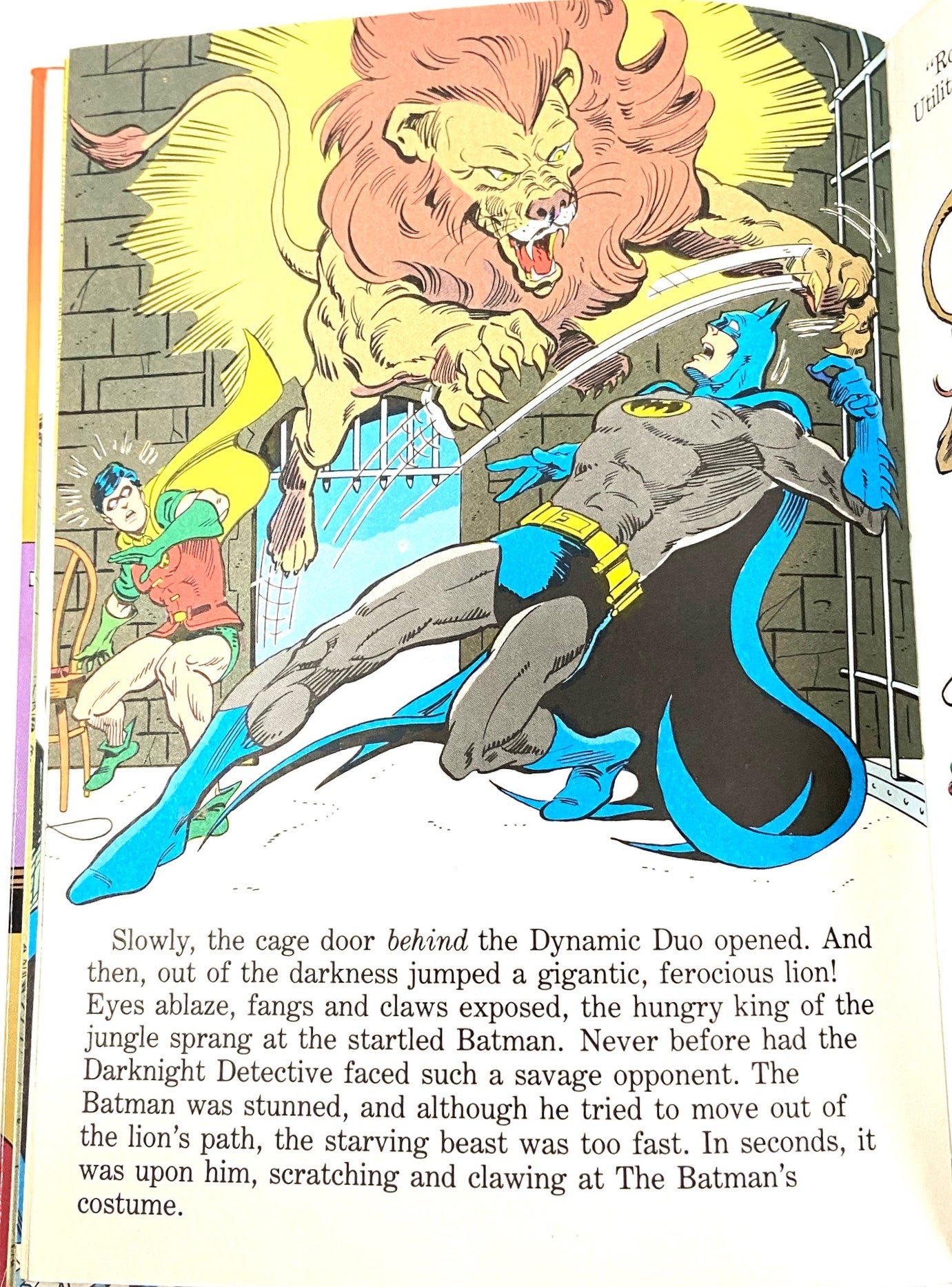 Batman & Robin 1982 "The Case of the Laughing Sphinx" Book by DC/Fisher-Price