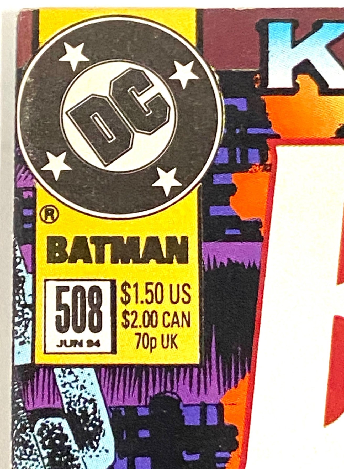 Batman: "Knightquest: The Crusade" Issue #508 June 1994 by DC Comics