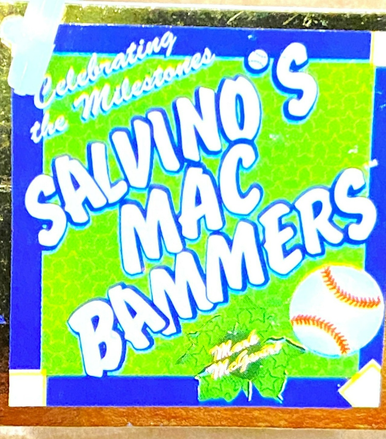 Mark McGwire HR #300 6-25-96 Mac Bomber by Salvino's