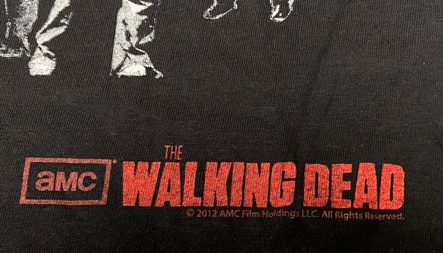 Walking Dead 2012 "Gone Viral" Adult Black T-Shirt by AMC Holdings LLC