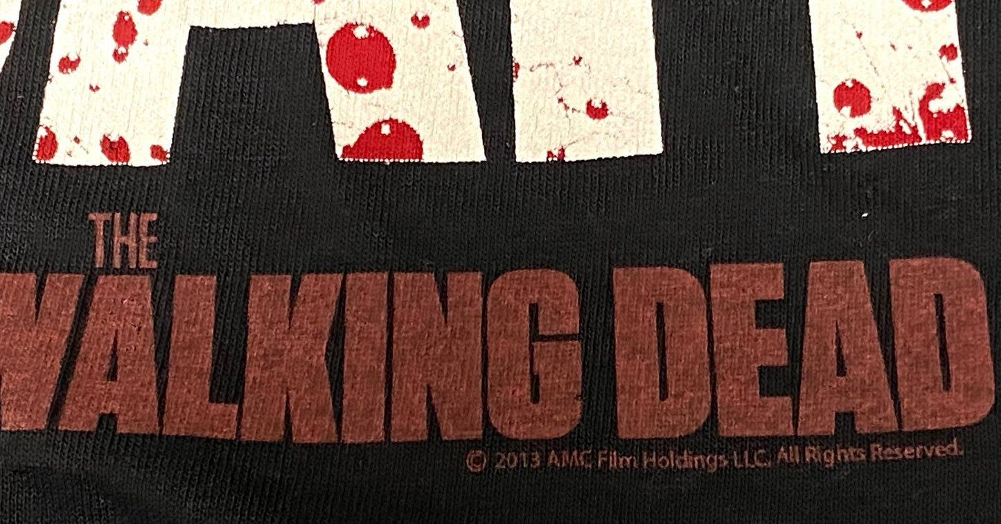 Walking Dead 2013 "Zombie Bait" Black Tee Size 2XL by AMC Holdings LLC