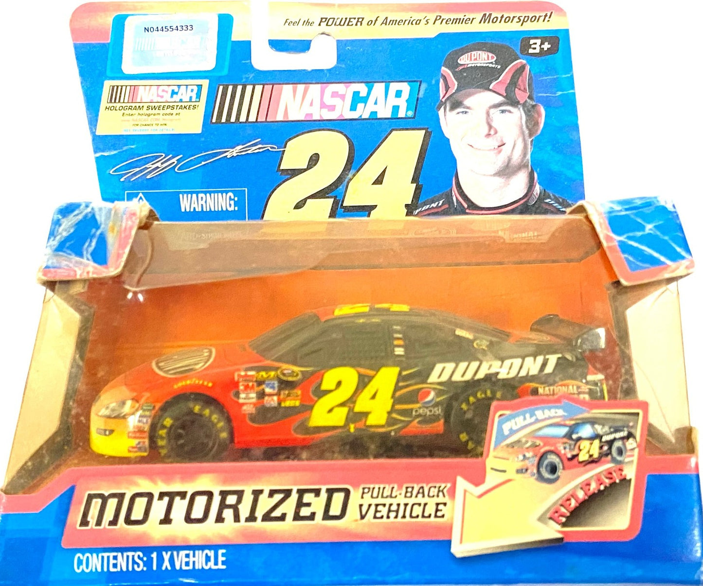 Jeff Gordon #24  NASCAR 2010 Motorized 1:43 Pull-Back Vehicle (Used) by Jada Toys