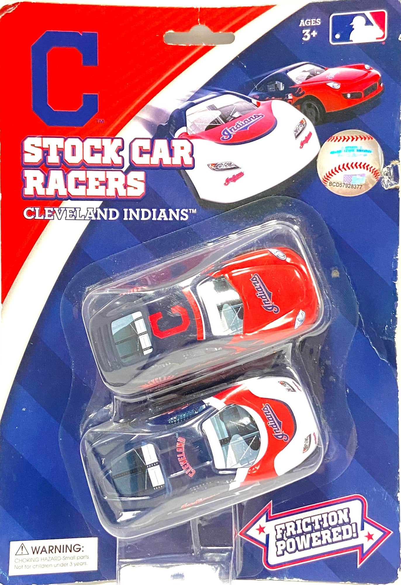 Cleveland Indians 2019 MLB Stock Car Racers (2-Pack) by DGL Toys