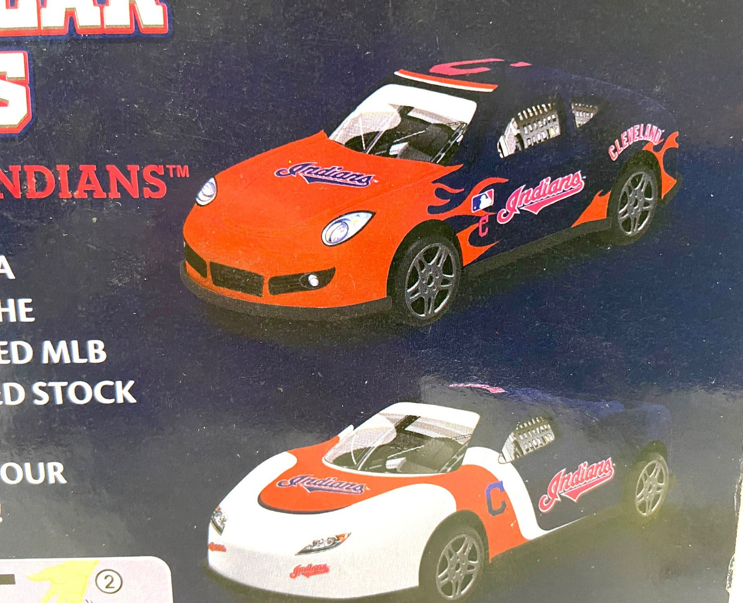 Cleveland Indians 2019 MLB Stock Car Racers (2-Pack) by DGL Toys