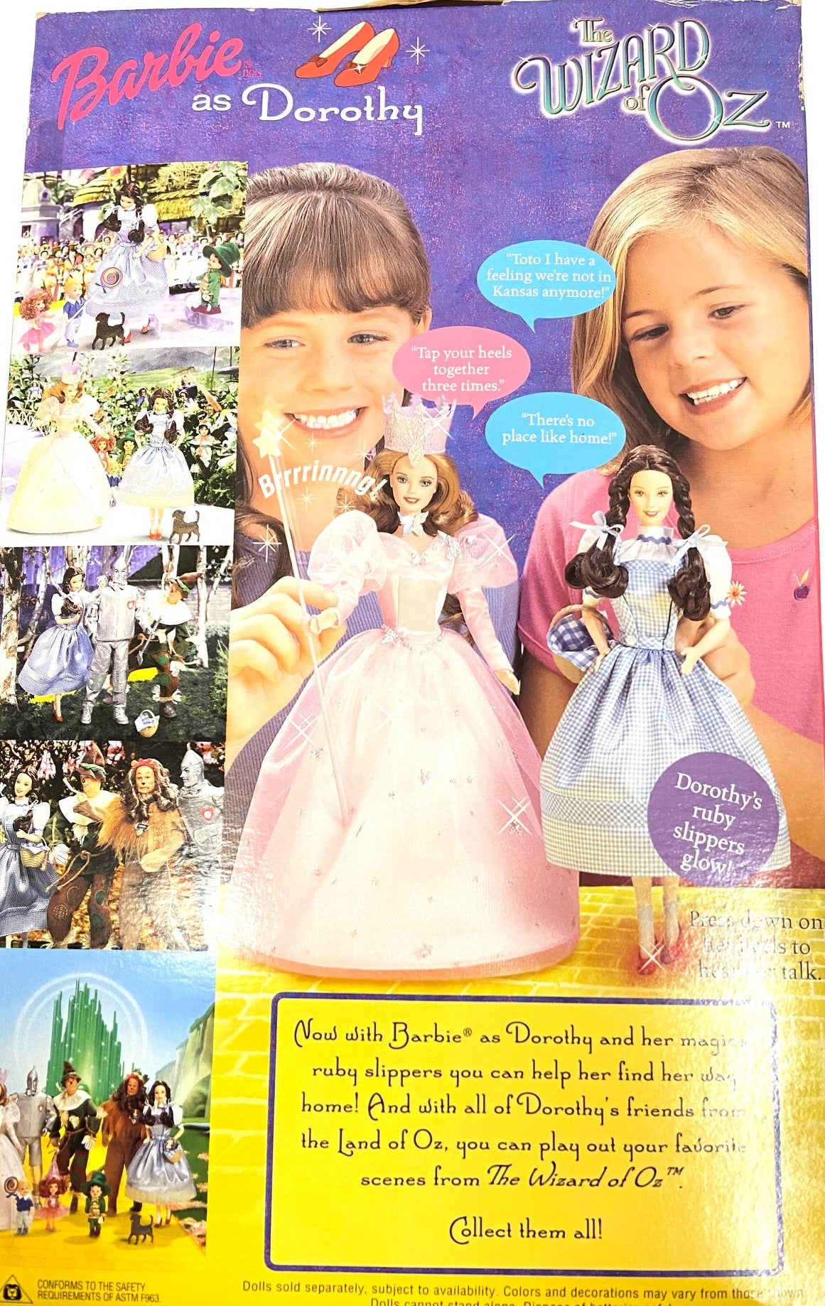 Barbie as Dorothy in 1939's "The Wizard of Oz" by Mattel (1999)