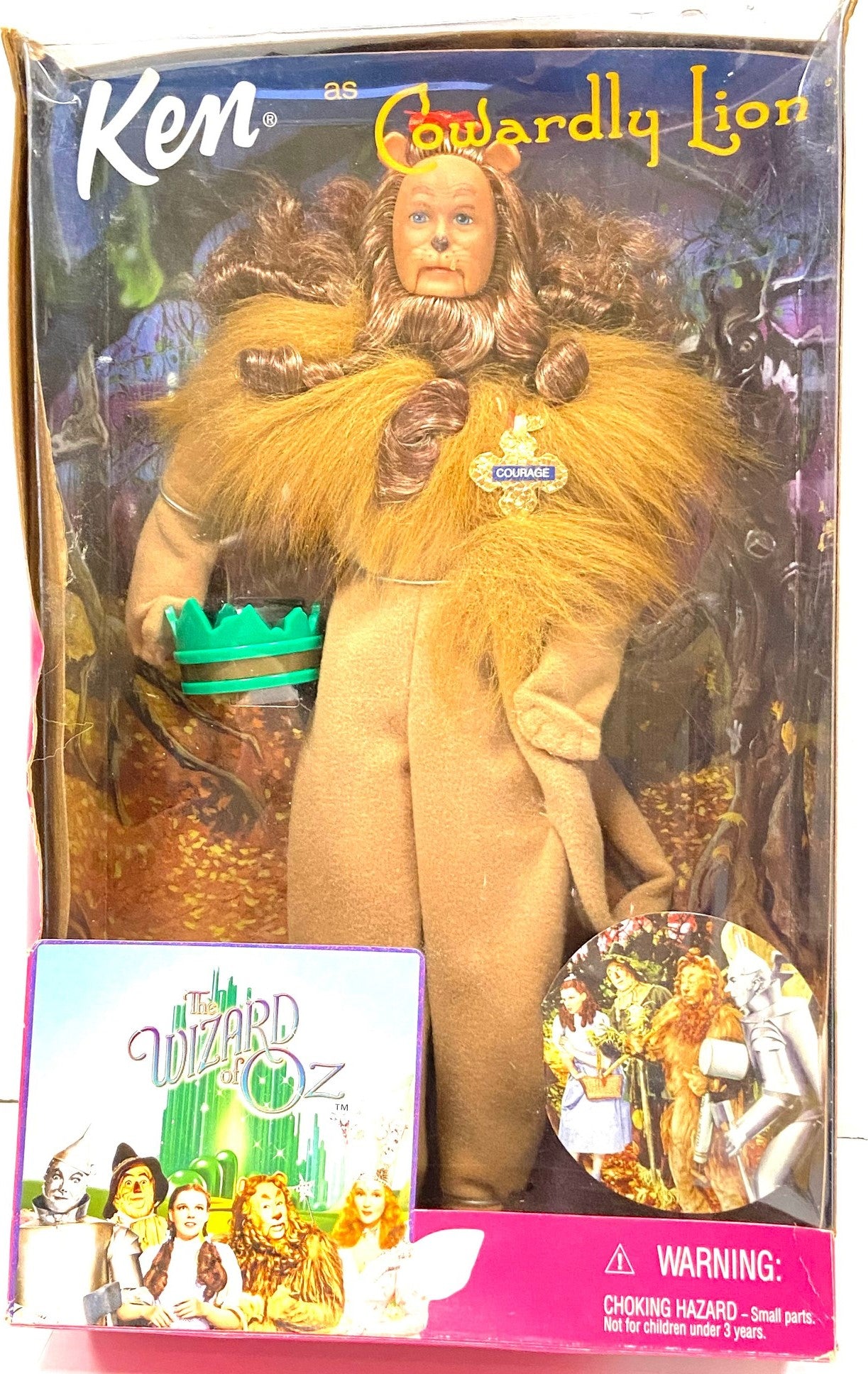 Ken as the Cowardly Lion in "The Wizard of Oz" 1939 by Mattel (1999)