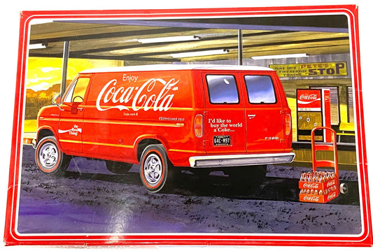 1977 Ford Coca-Cola 1:25 Scale Model White Delivery Truck by AMT