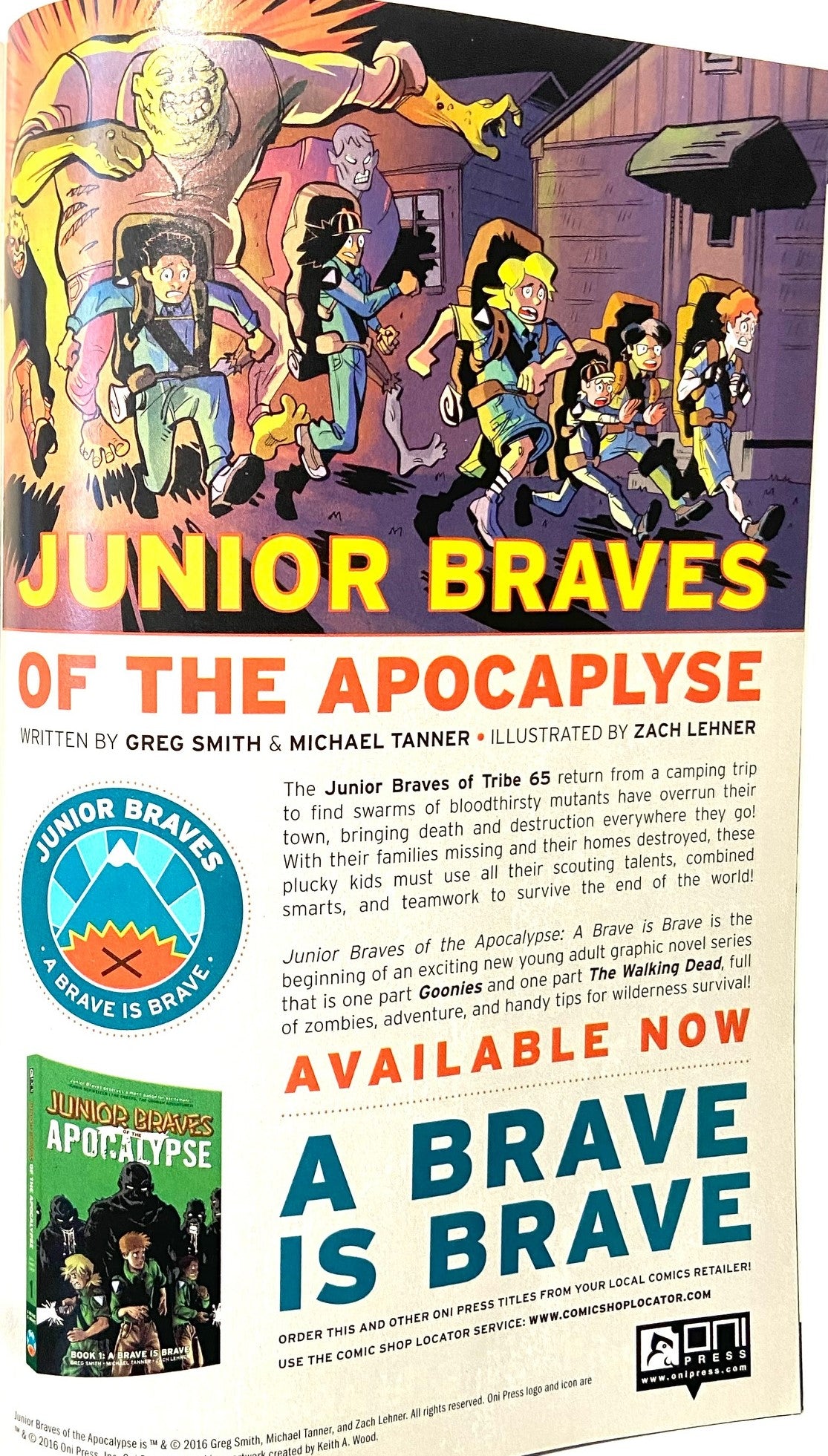 Junior Braves of the Apocalypse FCBD 2016 by Oni Press