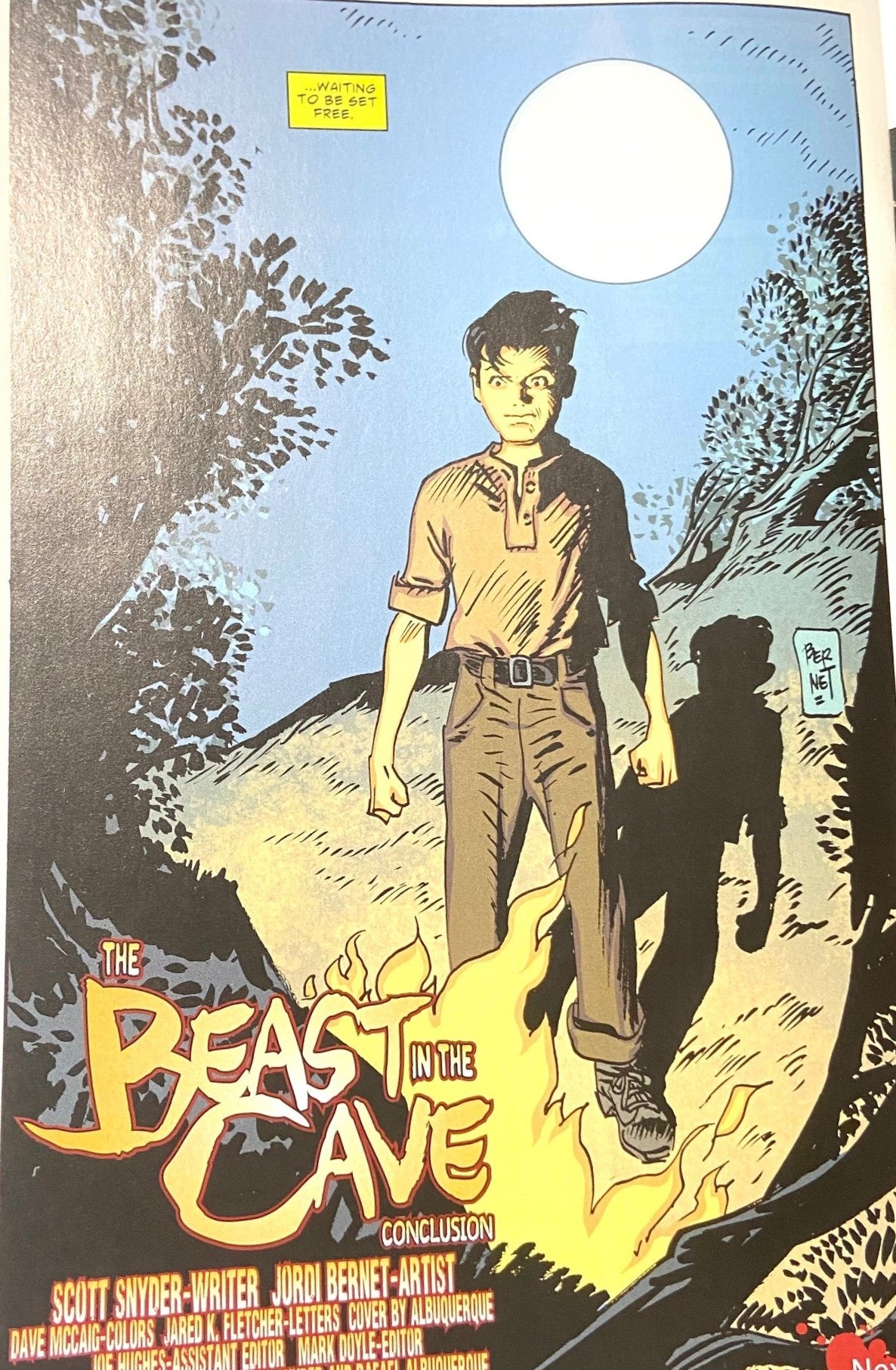 American Vampire: The Beast in the Cave Part 3 Issue #21 January 2012 by DC Comics