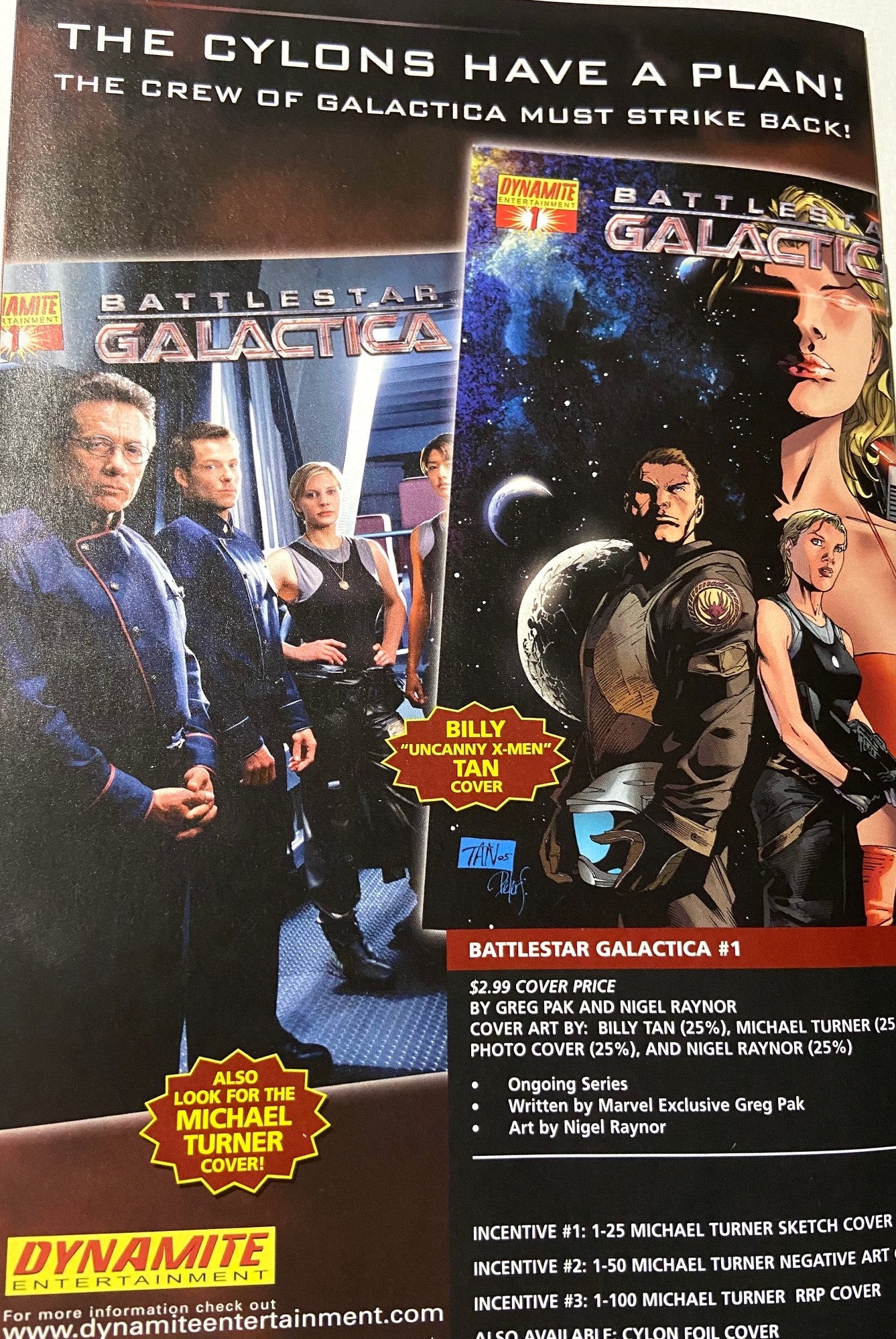 Battlestar Galactica:  Issue #0 2006 by Dynamite Entertainment