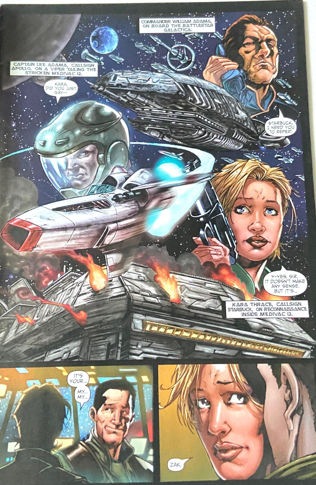 Battlestar Galactica: Issue #1 2006 by Dynamite Entertainment