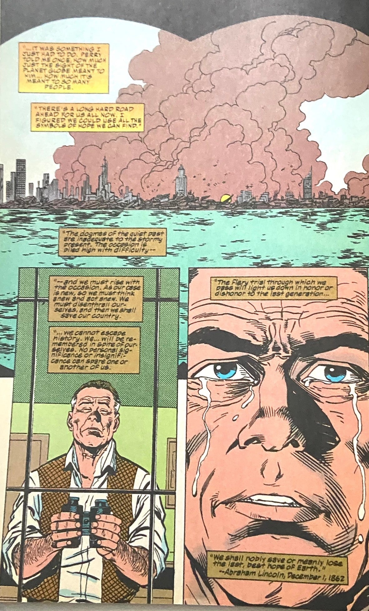 Superman: "Fall of Metropolis" June 1994 Issue # 700 by DC Comics