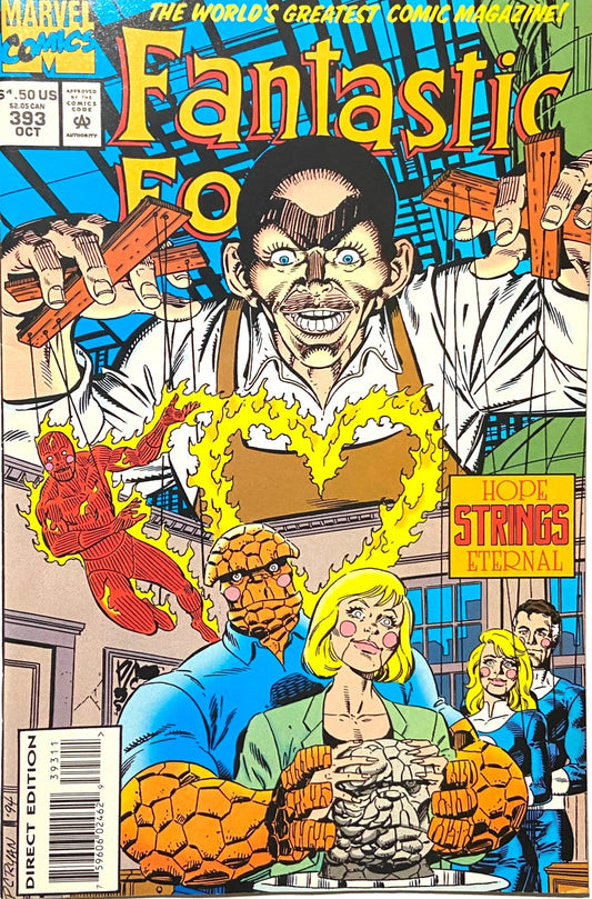 The Fantastic Four: "Days of Recent Past" Issue #393 October 1994 by Marvel Comics