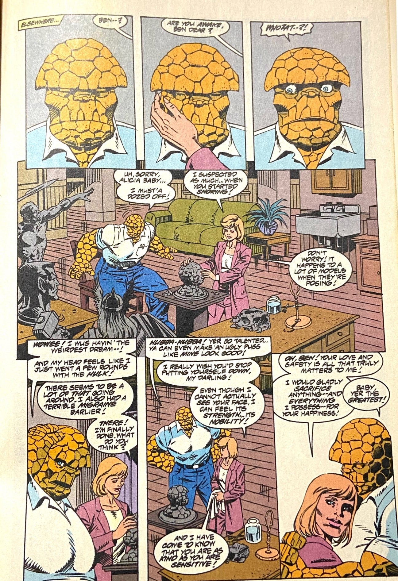 The Fantastic Four: "Days of Recent Past" Issue #393 October 1994 by Marvel Comics