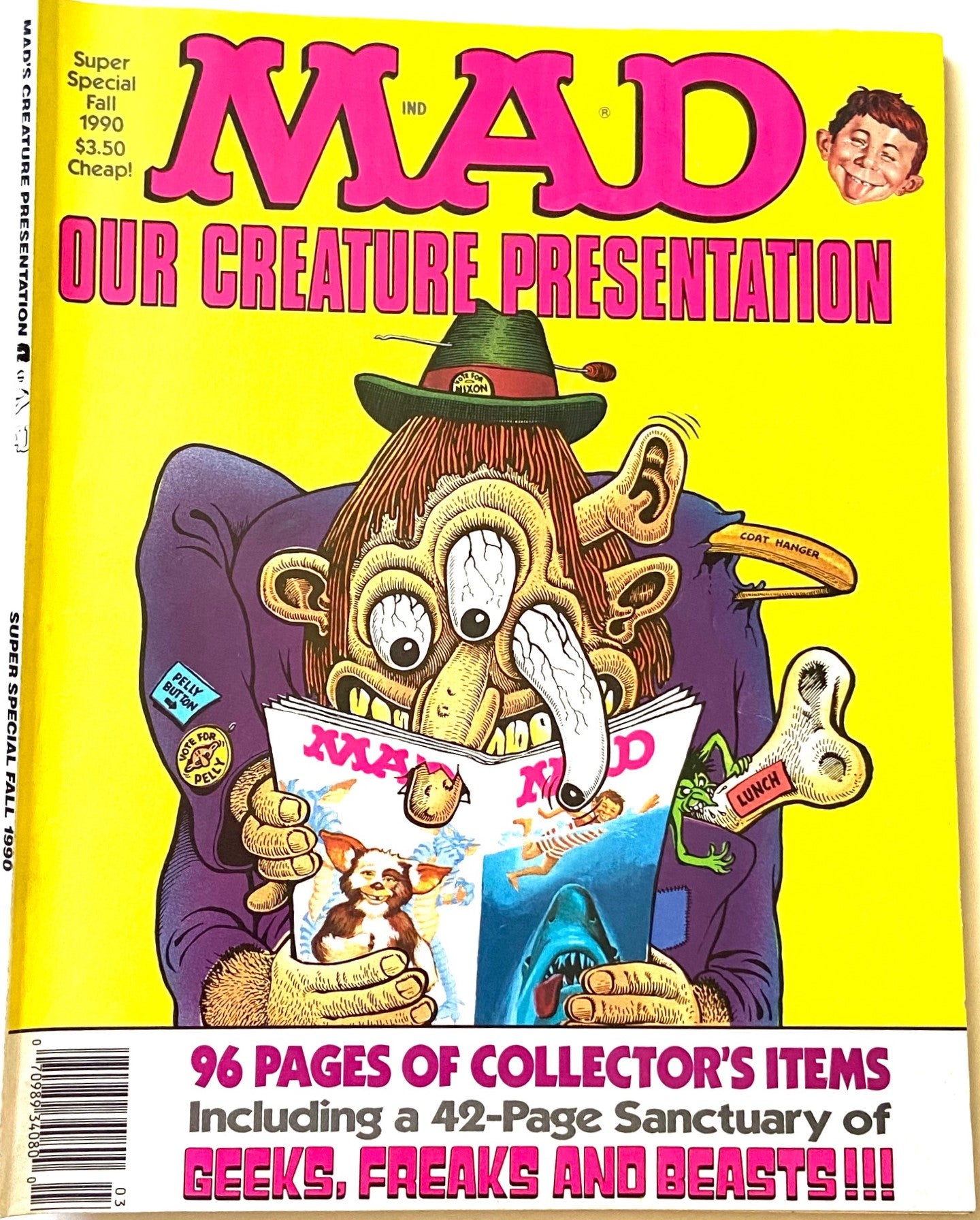 Mad Fall Special: "Our Creature Presentation" Issue #72 Fall 1990 by E.C. Publications