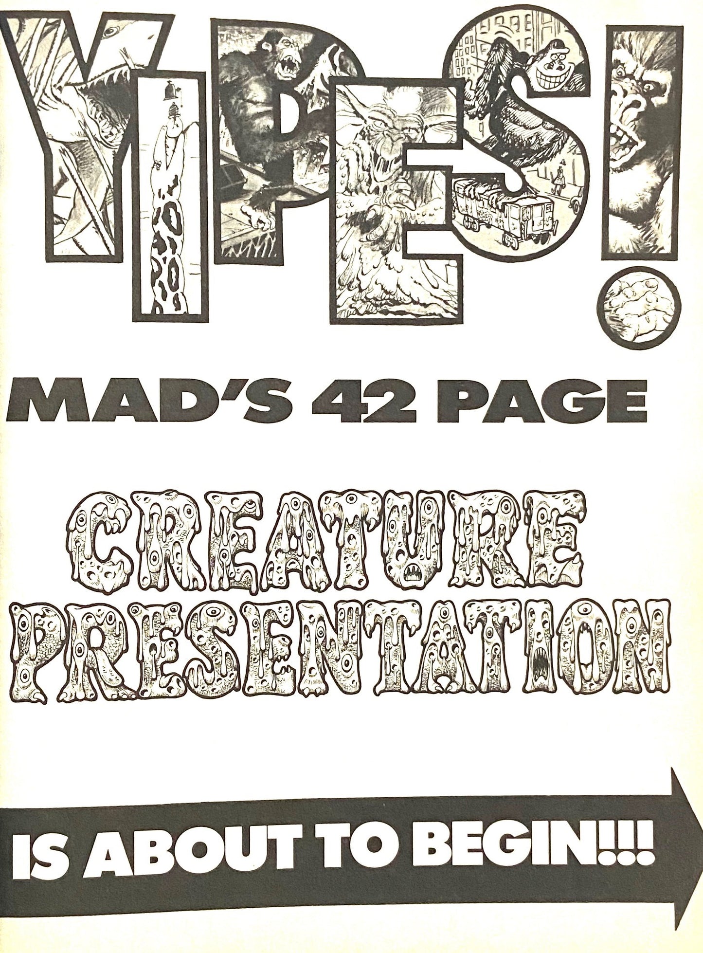 Mad Fall Special: "Our Creature Presentation" Issue #72 Fall 1990 by E.C. Publications