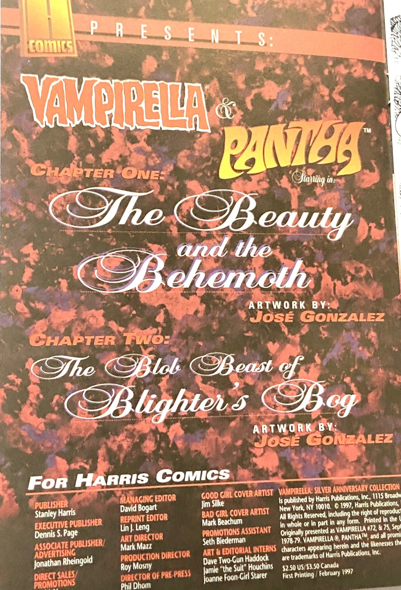 Vampirella: Bad Girl "Silver Anniversary Collection" February 1997 Issue #2 by Harris Comics