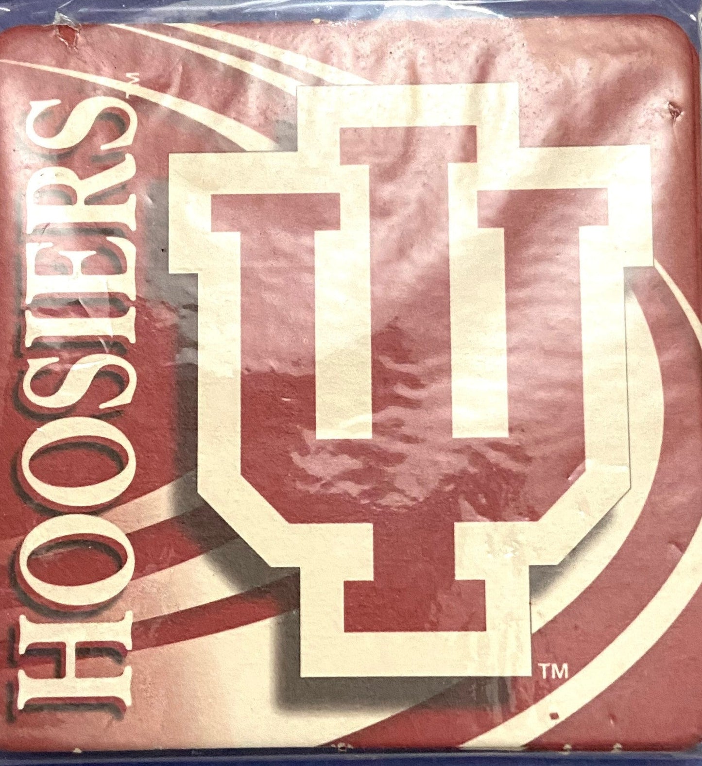 Indiana Hoosiers 4x4" Vintage NCAA European-Style Coasters Pack of 6 by Hunter