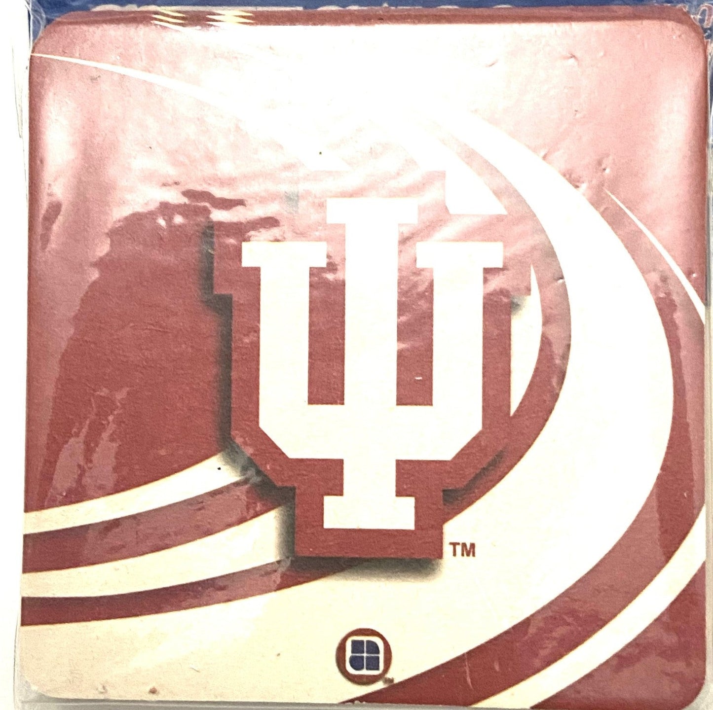 Indiana Hoosiers 4x4" Vintage NCAA European-Style Coasters Pack of 6 by Hunter