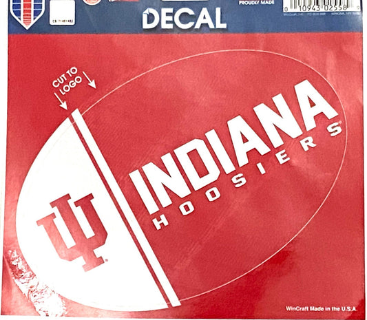 Indiana Hoosiers NCAA Football Decal by Wincraft