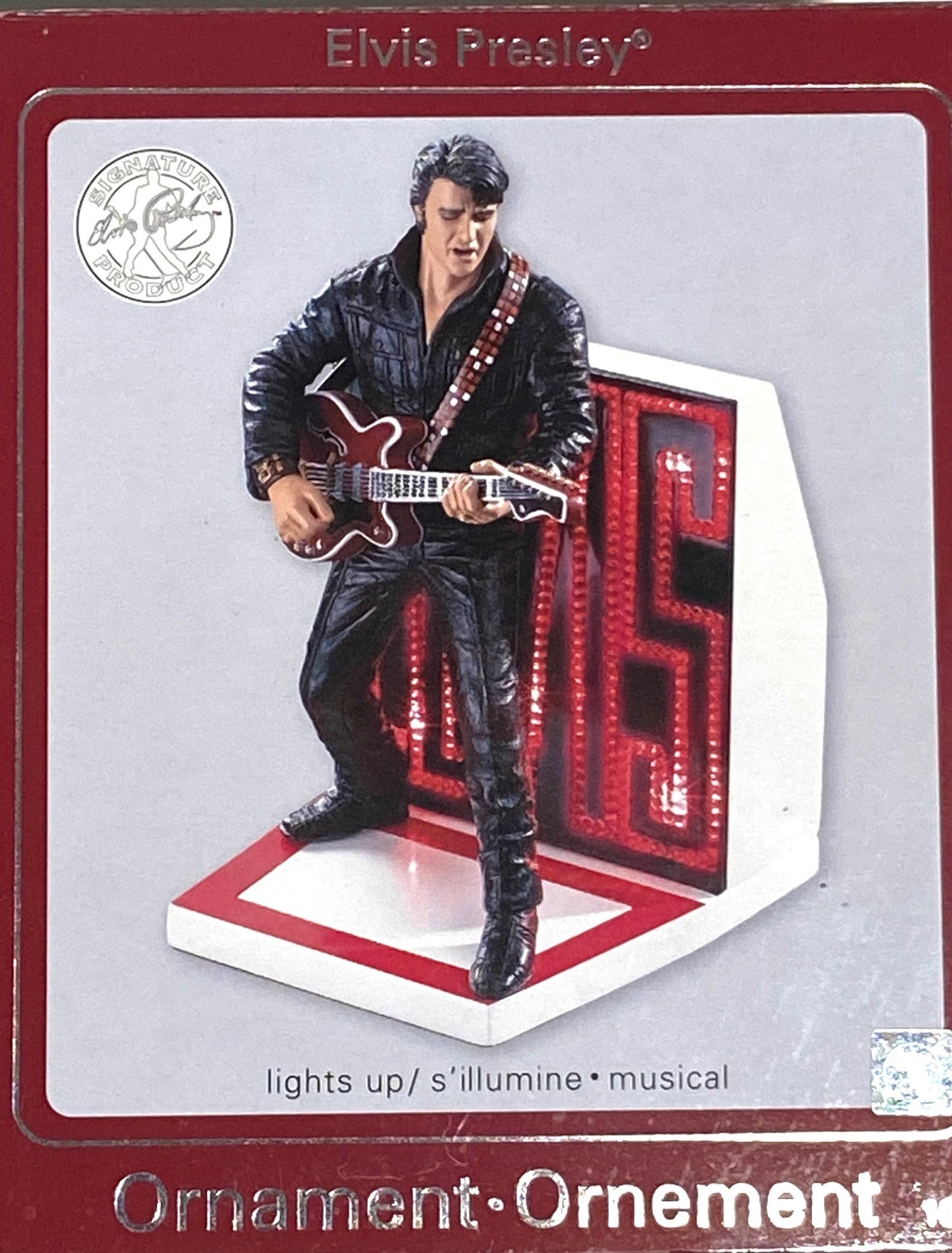 Elvis Presley 2008 "Blue Suede Shoes" Light-Up Music Box (Used) by American Greetings