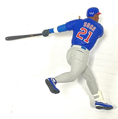 Sammy Sosa 2001 MLB Chicago Cubs Keepsake Ornament Used by Hallmark