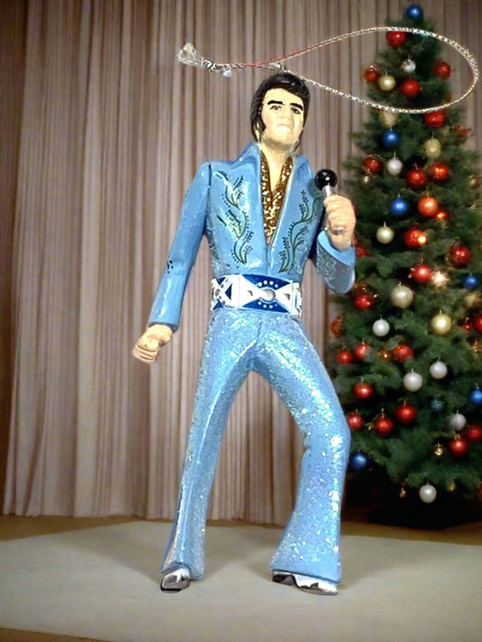 Elvis Presley "Decorations De Noel" NWOT Christmas Ornament by Kurt Adler