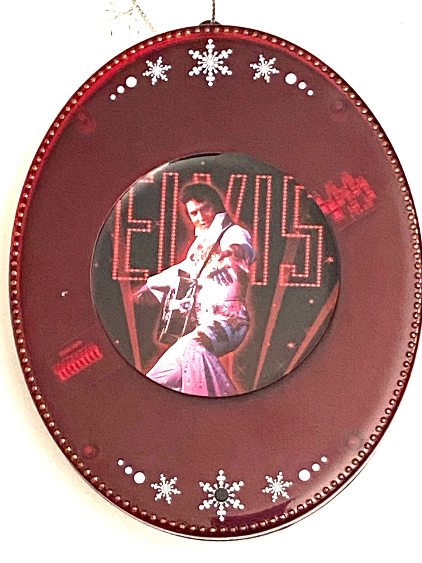 Elvis Presley 2017 "Burning Love" Musical Ornament (Used) by Dyno Seasonal Solutions Inc.