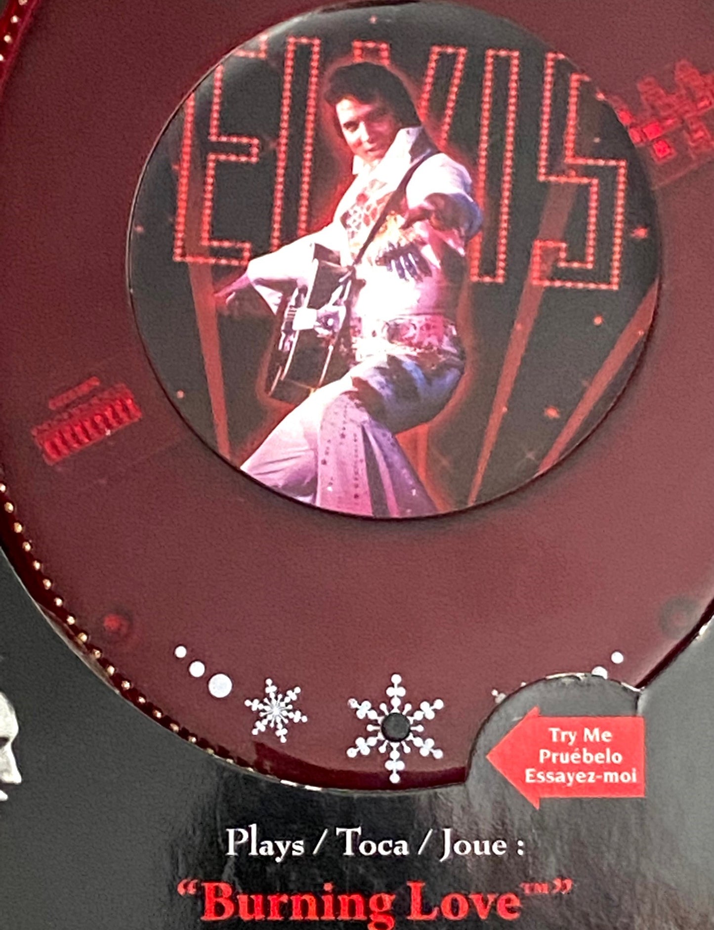 Elvis Presley 2017 "Burning Love" Musical Ornament (Used) by Dyno Seasonal Solutions Inc.