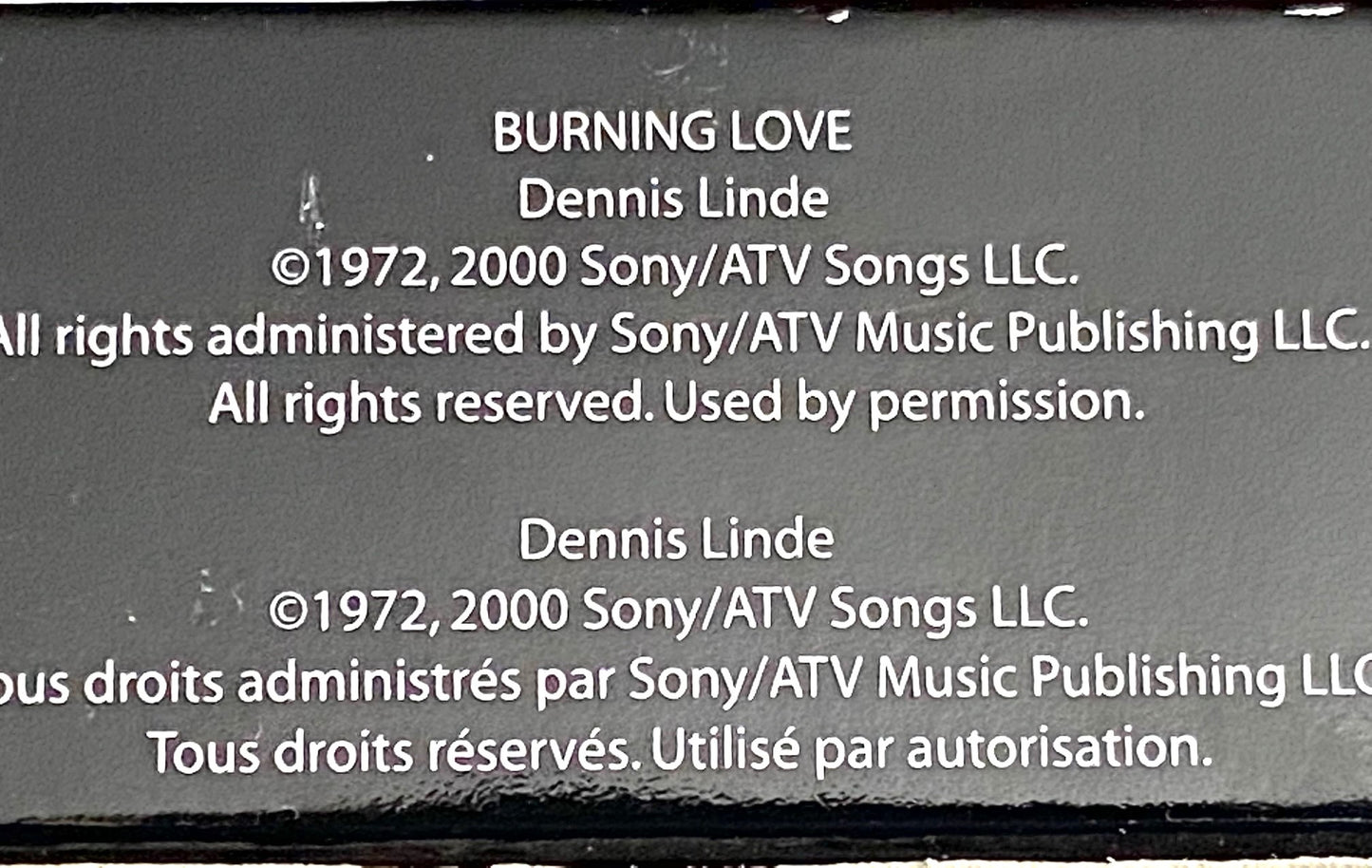 Elvis Presley 2017 "Burning Love" Musical Ornament (Used) by Dyno Seasonal Solutions Inc.